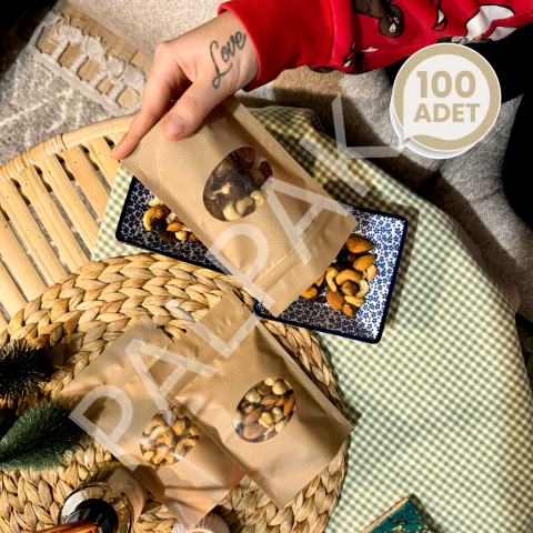 Kağıt Görünümlü Kilitli Saklama Poşeti, Mini Boy