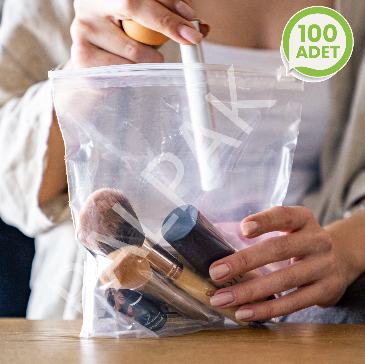 Çok Amaçlı Kullanılabilir Fermuarlı Poşet