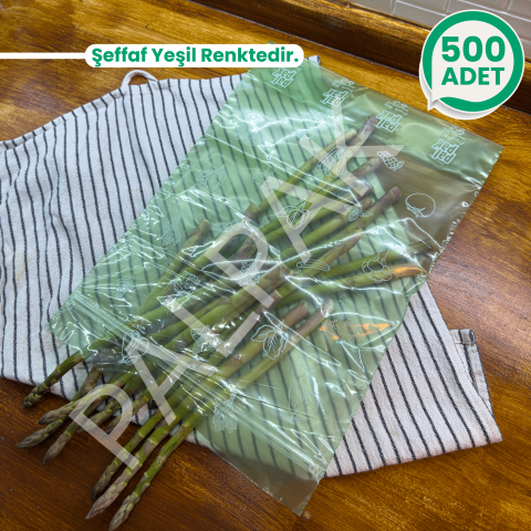 PalFresh Sebze ve Meyveleri Taze Tutan Kilitli Buzdolabı Poşeti 500