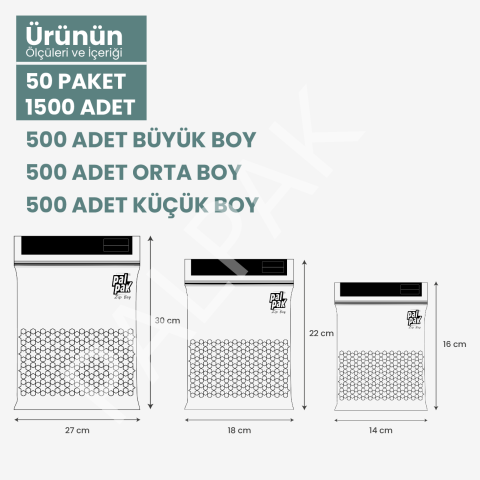 Zipbag  Çok Amaçlı Kilitli Poşet 1500