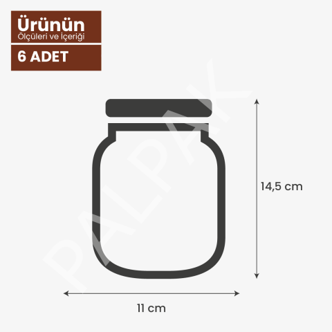 Kavanoz Görünümlü Kilitli Poşet, Mini Boy Bakır Kapaklı - 200 Adet