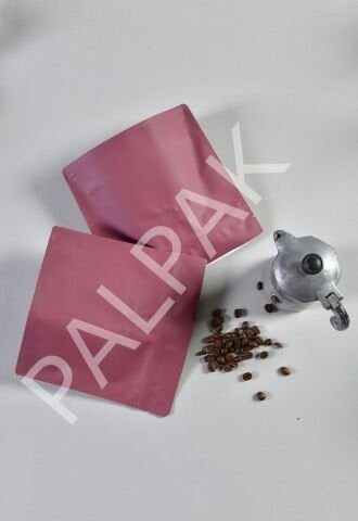 Geri Dönüştürülebilir Valfli Bordo Kahve Torbası