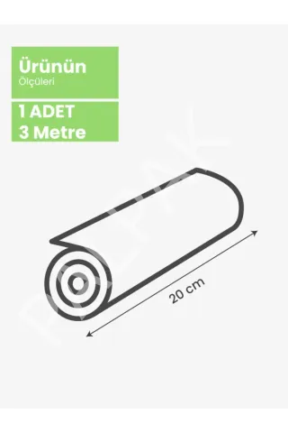 Tırtıklı Vakum Rulo 20 cm x 3 Metre