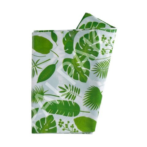 Yaprak Desenli Masa Örtüsü, Piknik Örtüsü - 5 Adet