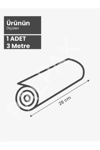 TIRTIKLI VAKUM RULO 28cm x 3 metre