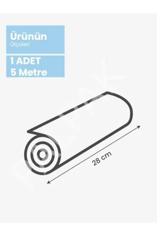 TIRTIKLI VAKUM RULO 28cm x 5 metre
