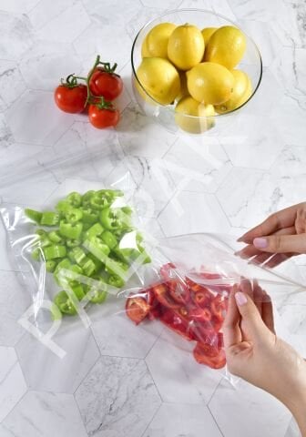 ÇOK AMAÇLI KULLANILABİLİR KİLİTLİ POŞET 25X20CM