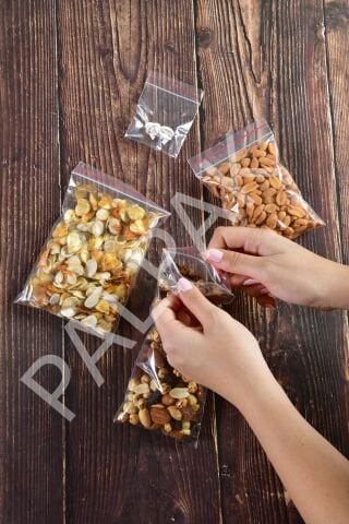 KİLİTLİ NAYLON TORBA NAYLON TORBA 8.5X18 BİR KUTU 1000 ADET