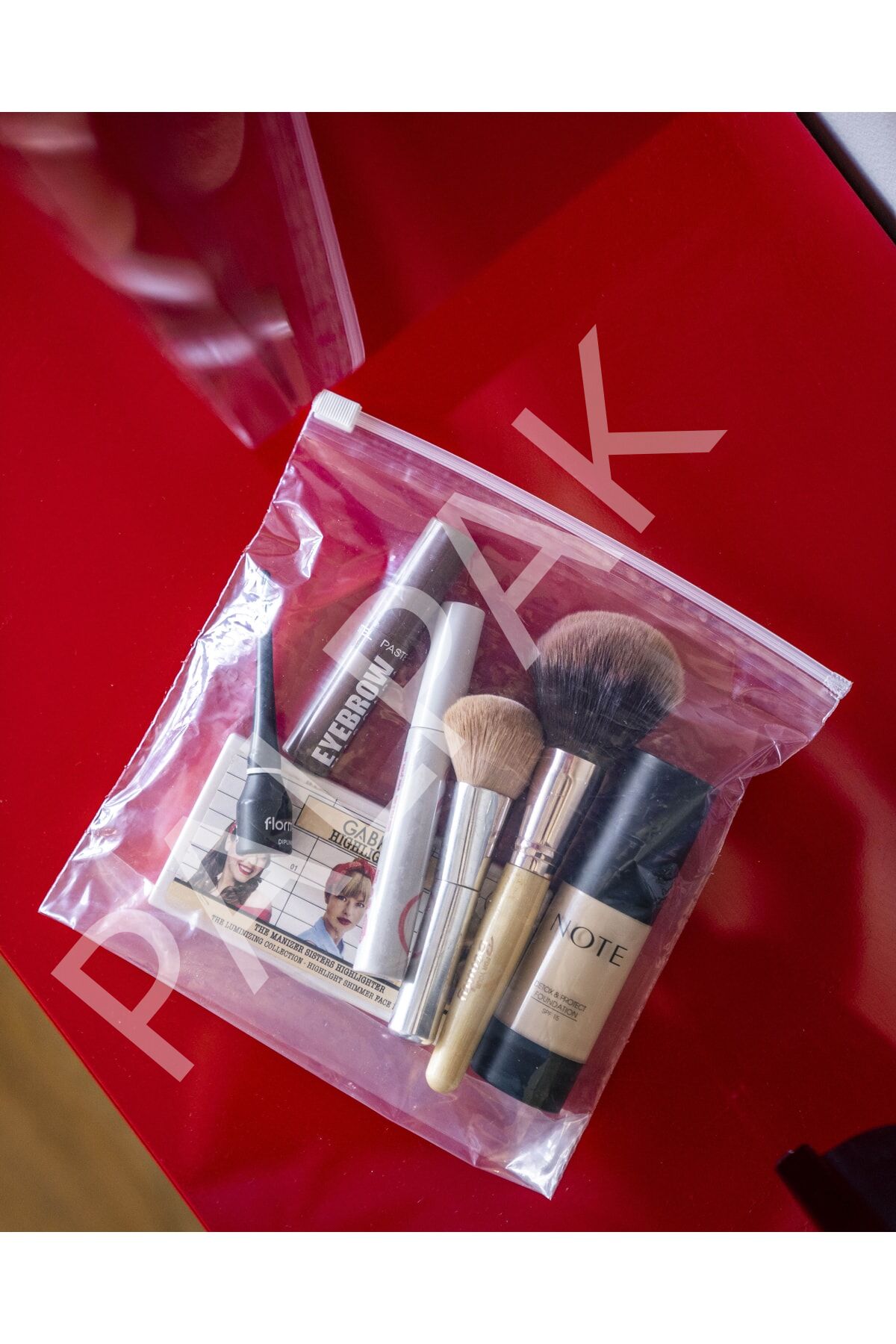 Fermuarlı Organizer Poşet 10 Adet ( 20x20+5 Cm )