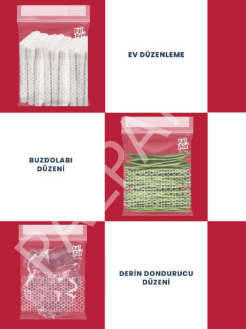 Zip Bag Premium Kilitli Çok Amaçlı Poşet 20 Adet (27x30 Cm)