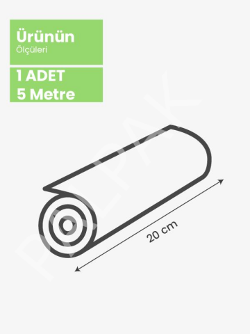 Ev Tipi Vakum Rulo En:20 Cm Boy:5 Metre