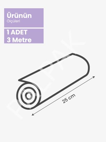 Ev Tipi Vakum Rulo En:25 Cm Boy:3 Metre