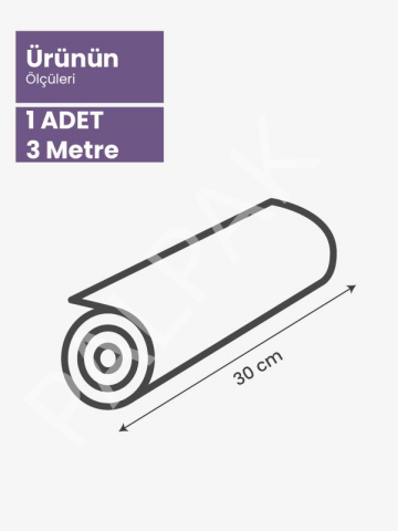 Ev Tipi Vakum Rulo En:30 Cm Boy:3 Metre